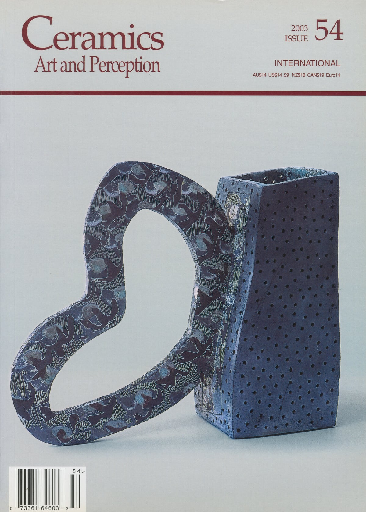 Titania Henderson - Ceramics: Art and Perception 2003.