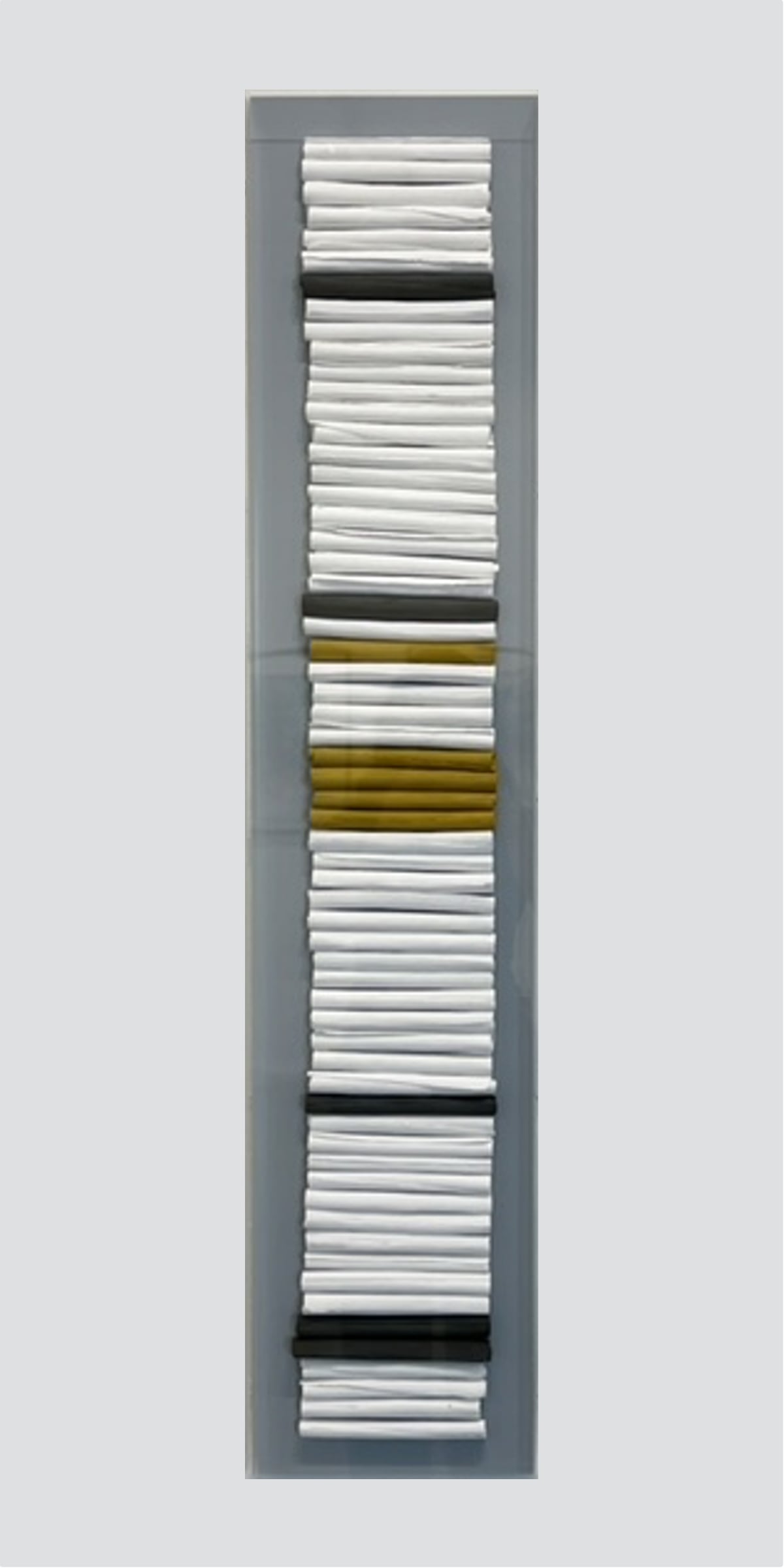 Titania Henderson, The Journey II, 2025, bone china porcelain, perspex box, 112.0 x 24.0 x 6.0 cm