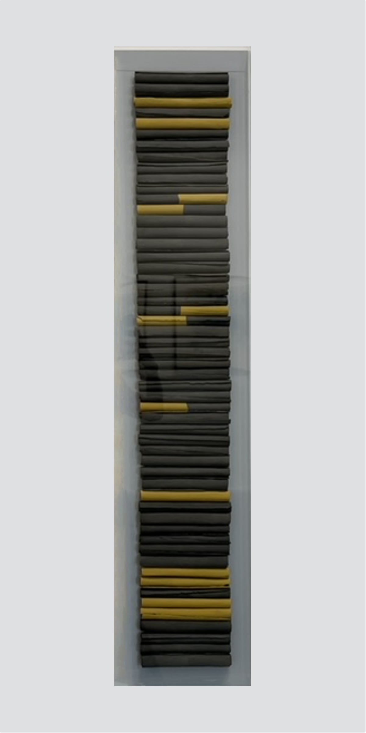 Titania Henderson, The Journey III, 2025, bone china porcelain, perspex box, 112.0 x 24.0 x 6.0 cm